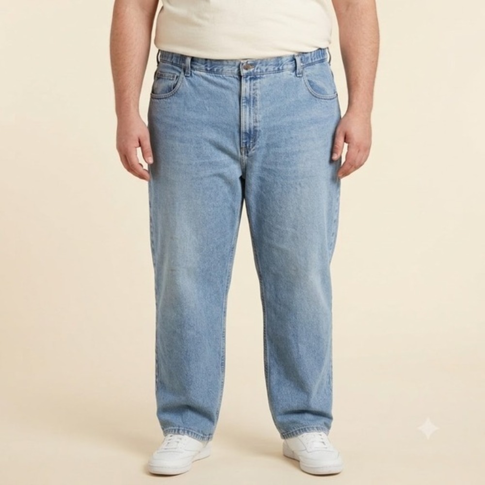 L.L. Bean Comfort Waist Jeans Men's 44x29 Blue Denim 100% Cotton